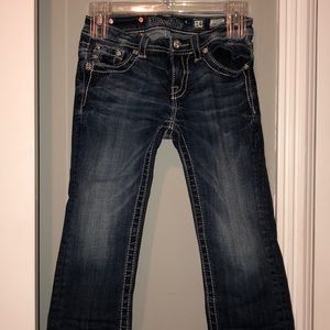 Miss Me girls cuffed capris